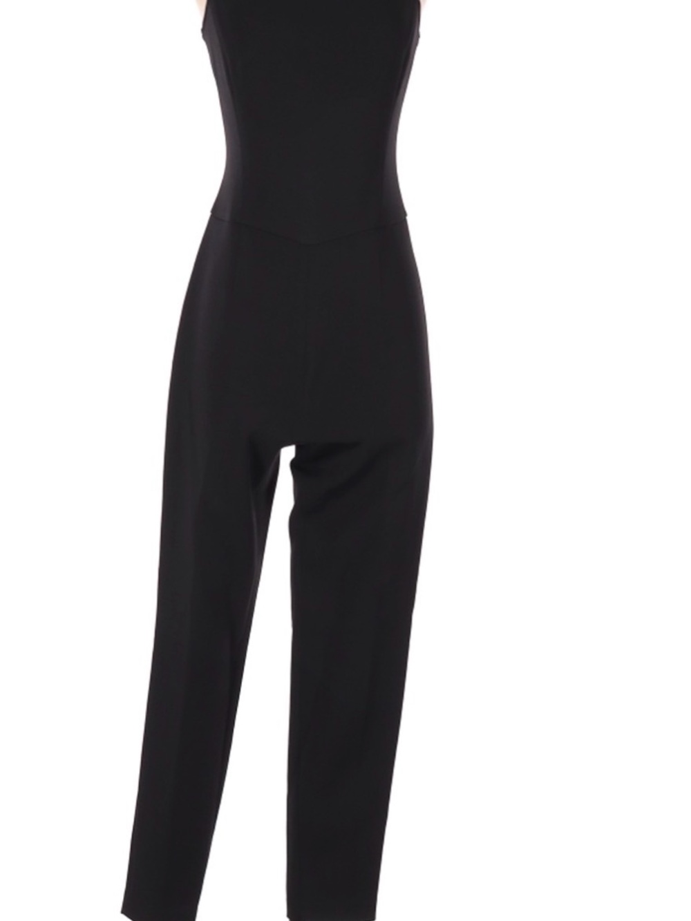 MICHAEL Michael Kors Black Sleeveless Slim Tailored Jumpsuit